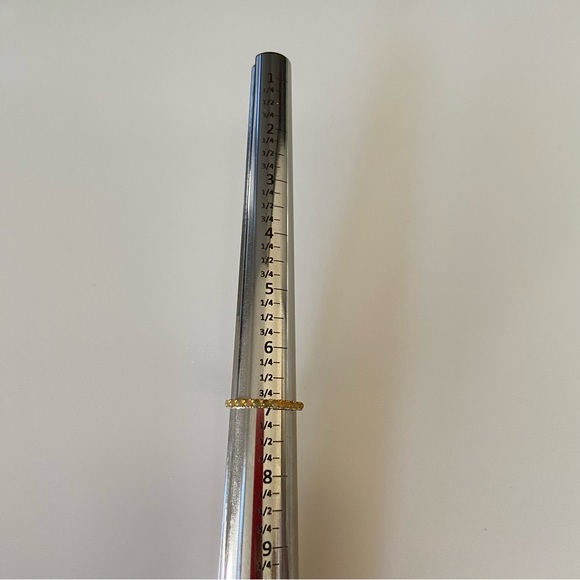 Mejuri Opal Half Eternity Band 14K Yellow Gold Size 7 - Picture 12 of 15